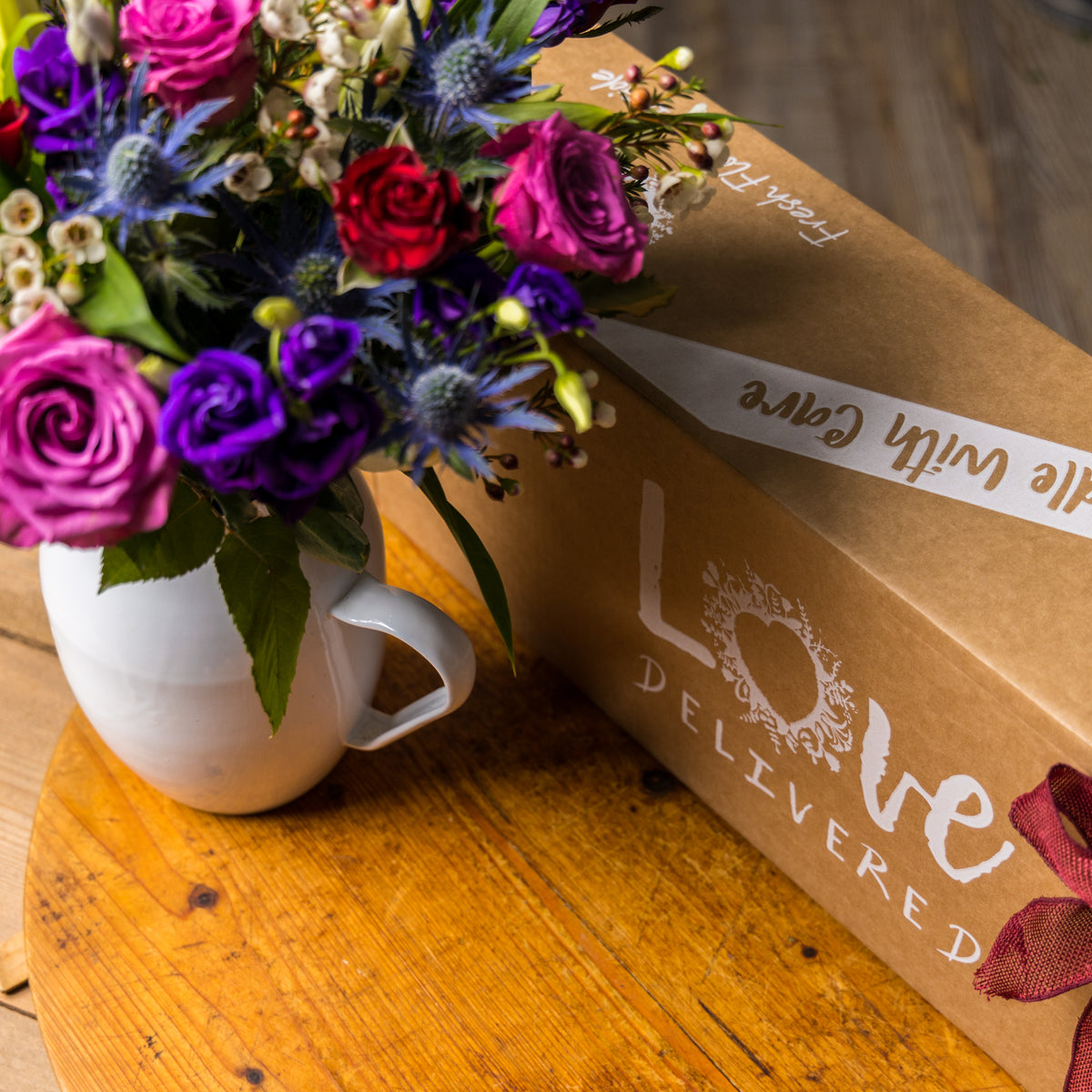 Box of clearance flowers delivery